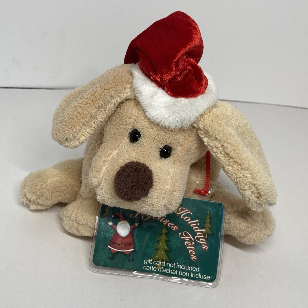 Dan Dee Collectors Choice Christmas Puppy Dog Plush Toy Gift Card Holder